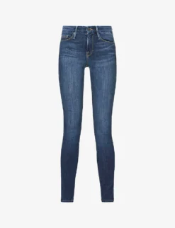GOOD AMERICAN Good Legs Skinny High-rise Stretch Cotton-blend Jeans