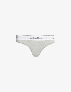 Calvin Klein Plus Modern Cotton Cotton-blend Thong