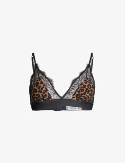 Love Stories Love Lace Stretch-jersey And Lace Bralette