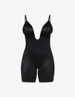 Spanx Suit Your Fancy Plunge Stretch-jersey Body