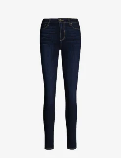 Paige Hoxton Ankle Skinny High-rise Stretch-denim Jeans