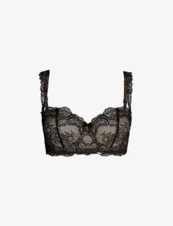Aubade Danse Stretch-lace Half-cup Bra