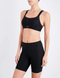 Panache Non-wired Mesh And Jersey Sports Bra