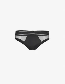 MAISON LEJABY NUFIT Mesh Bikini Briefs