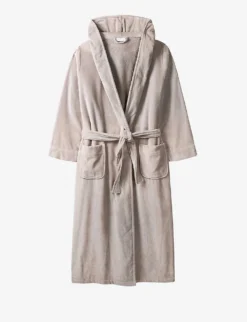 Hooded Velour Robe