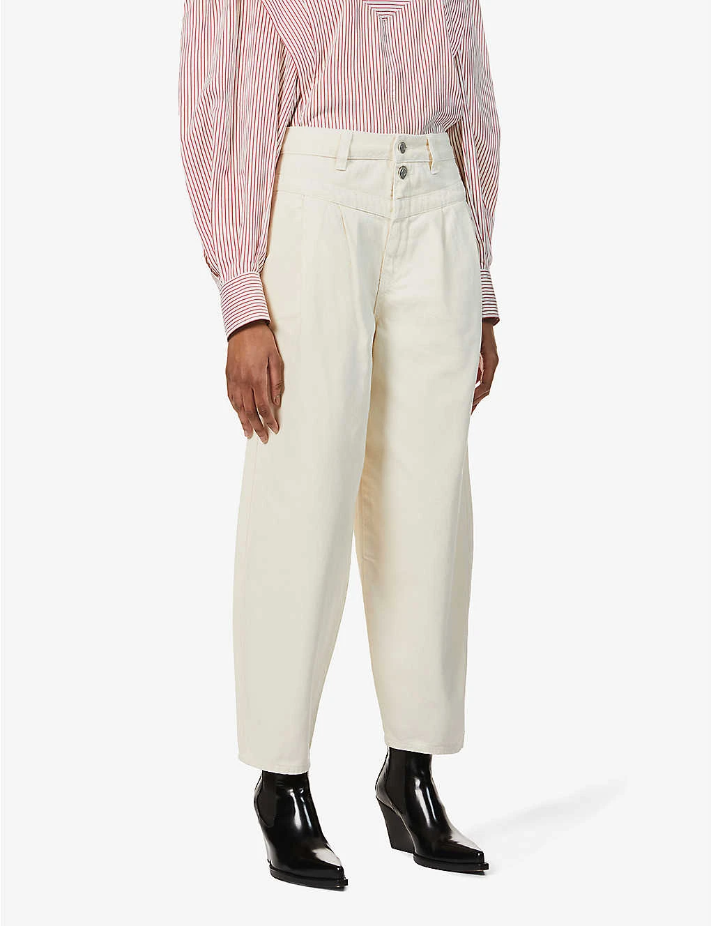 Whistles India High-rise Relaxed-fit Denim Jeans - Image 2