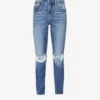 GOOD AMERICAN Good Legs Crop Skinny High-rise Stretch-denim Jeans
