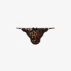 AGENT PROVOCATEUR Molly Leopard-print High-rise Stretch-silk Thong