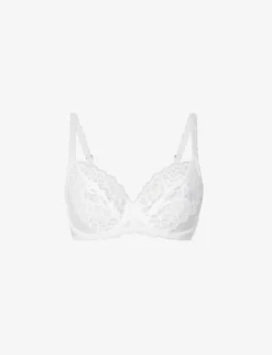 Wacoal Raffiné Floral-pattern Stretch-lace Bra