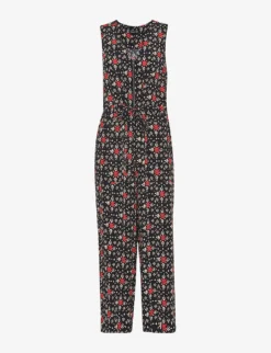 Whistles Corey Block-print Woven Jumpsuit