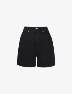 Whistles Authentic High-rise Organic-cotton Denim Shorts