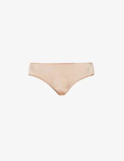 MAISON LEJABY Ombrage Mid-rise Stretch-mesh Tanga Briefs