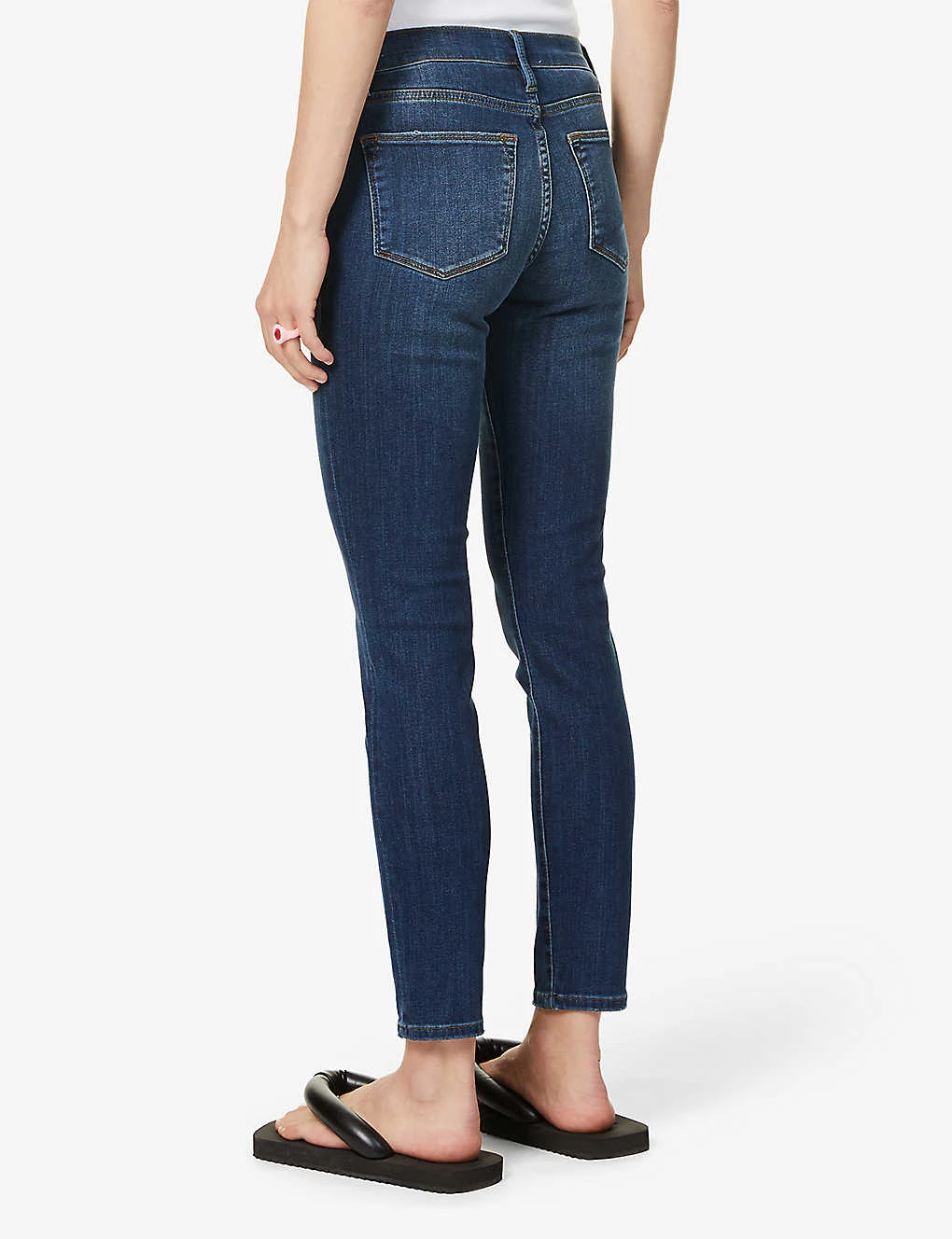 FRAME Le High Skinny-leg High-rise Stretch-denim Jeans - Image 4