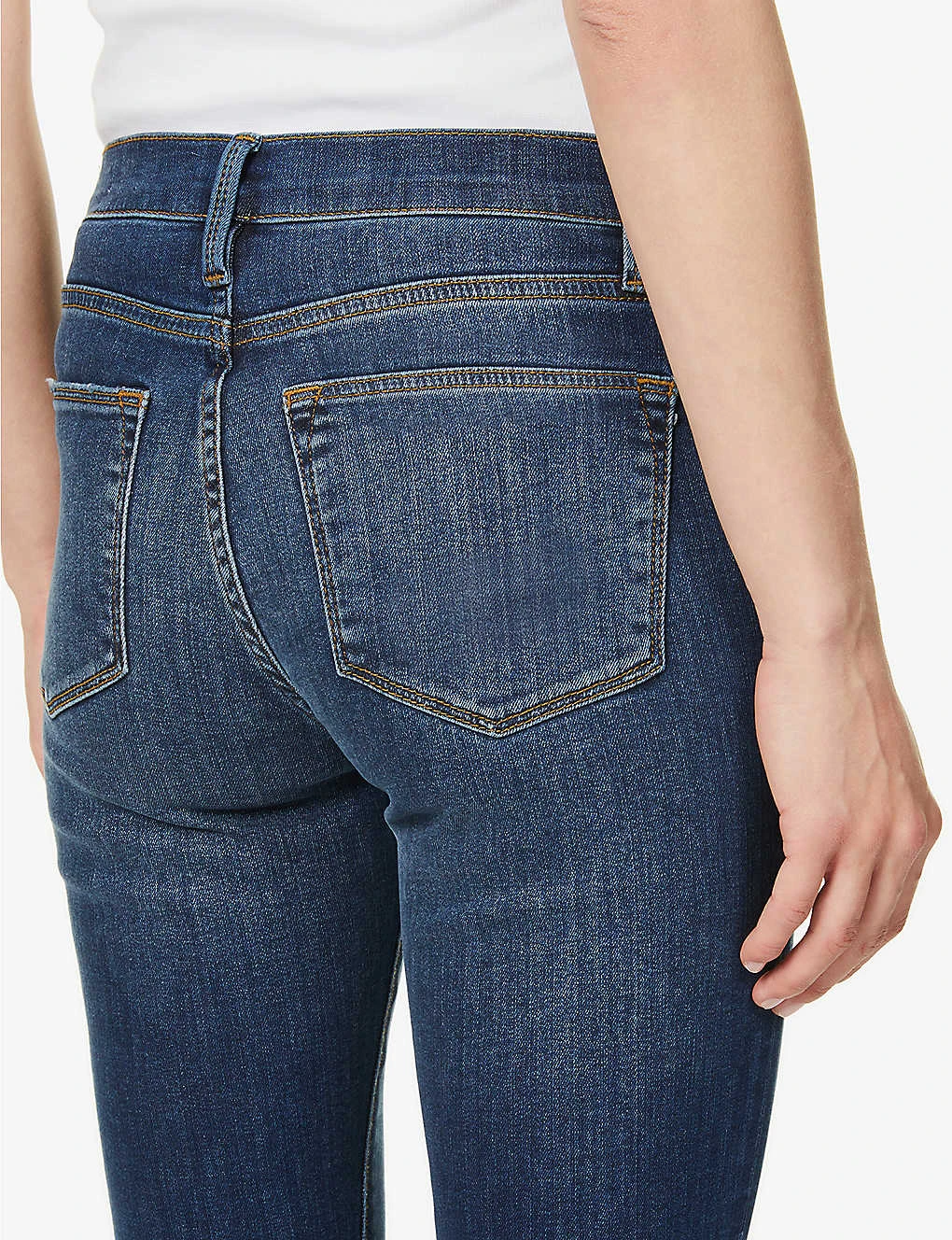 FRAME Le High Skinny-leg High-rise Stretch-denim Jeans - Image 6
