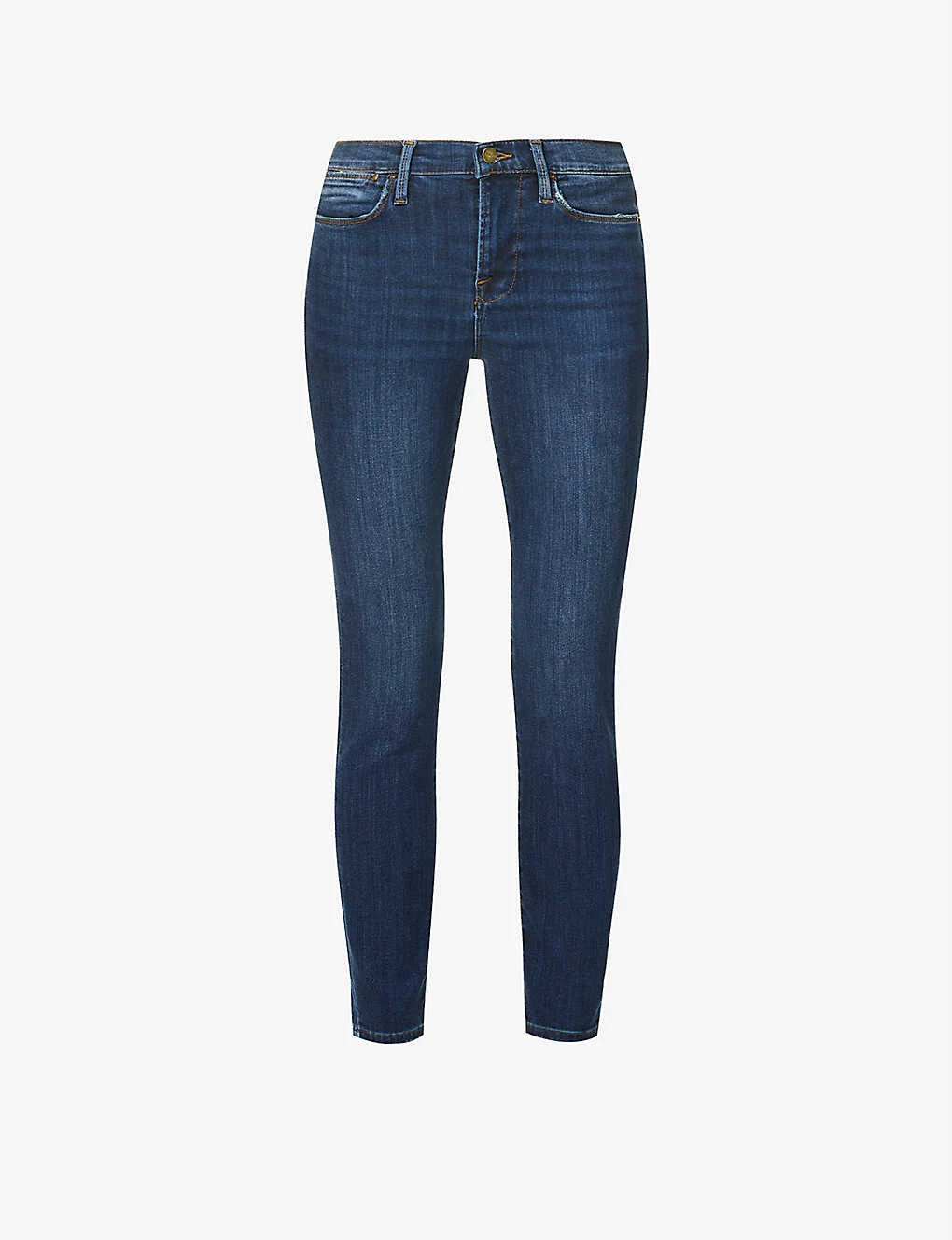 FRAME Le High Skinny-leg High-rise Stretch-denim Jeans