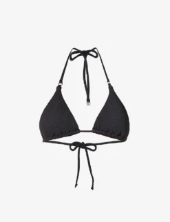 Seafolly Sea Dive Textured Triangle Bikini Top