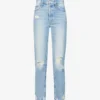 MOTHER Tomcat Straight Mid-rise Jeans