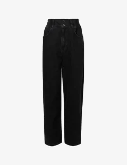 AllSaints Hailey High-rise Wide-leg Denim Jeans
