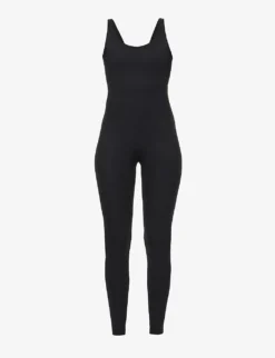 Girlfriend Collective Scoop-neck Stretch-recycled Polyester Unitard