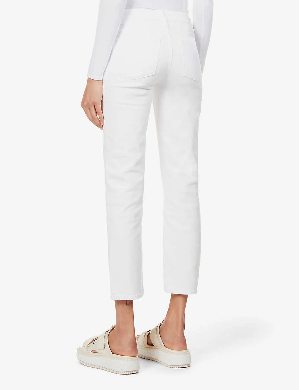 Paige Amber Straight-leg Mid-rise Stretch-denim Jeans - Image 4