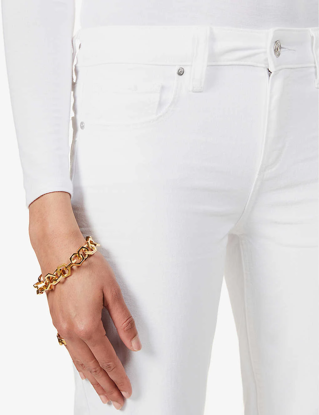 Paige Amber Straight-leg Mid-rise Stretch-denim Jeans - Image 5