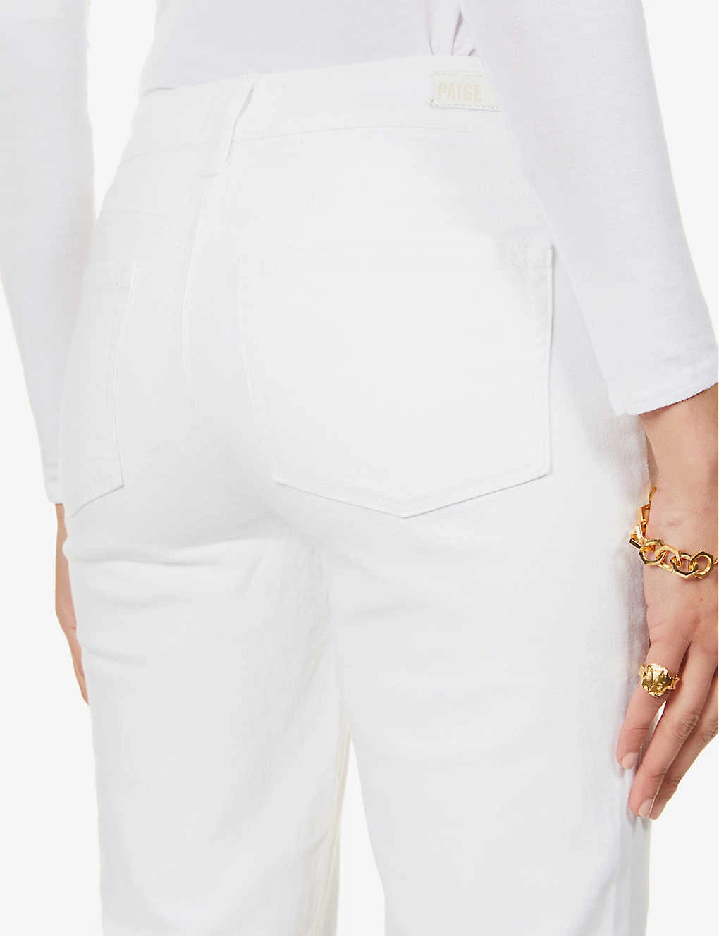 Paige Amber Straight-leg Mid-rise Stretch-denim Jeans - Image 6