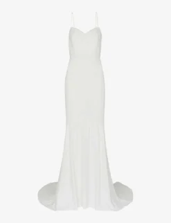 Whistles Sylvie Embroidered Lace And Crepe Wedding Dress
