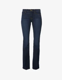 FRAME Le High Flare High-rise Stretch-denim Jeans