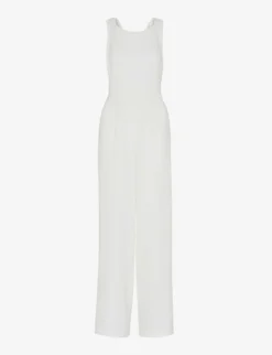 Whistles Thelma Wide-leg Woven Wedding Jumpsuit