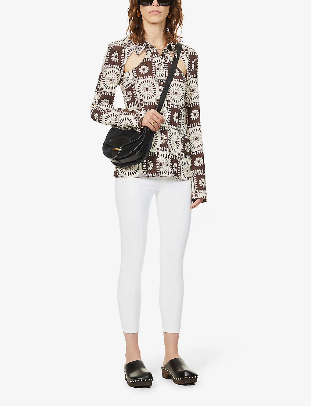 Paige Hoxton Cropped Skinny-leg High-rise Stretch-denim Jeans - Image 2