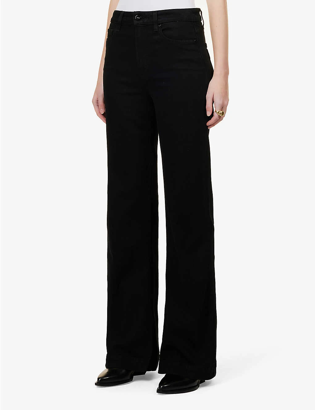 Paige Leenah Ankle Straight-leg Mid-rise Stretch-denim Jeans - Image 3