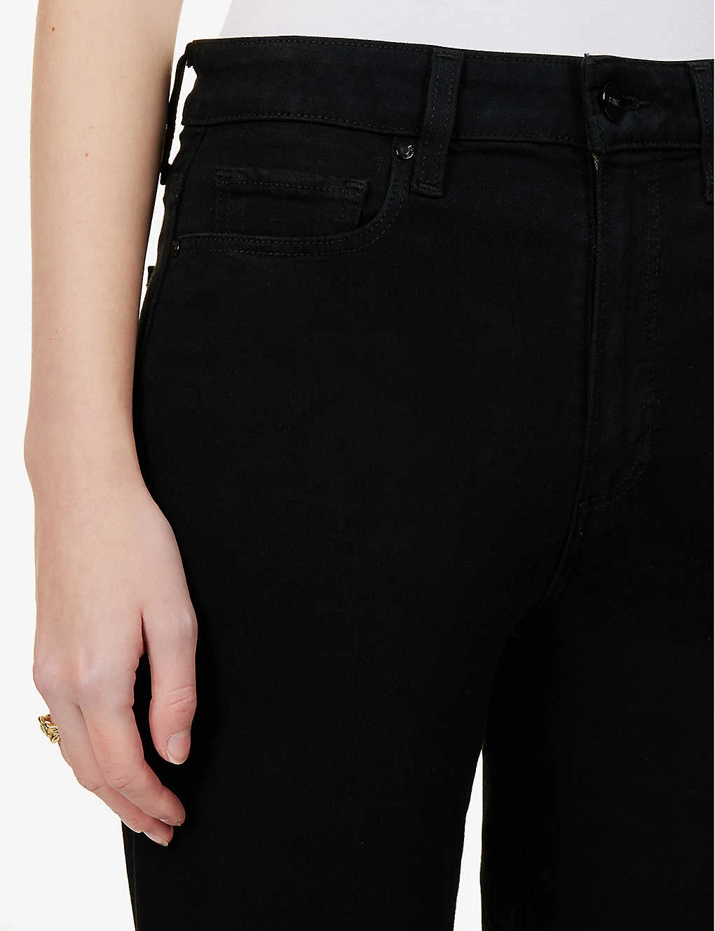 Paige Leenah Ankle Straight-leg Mid-rise Stretch-denim Jeans - Image 5