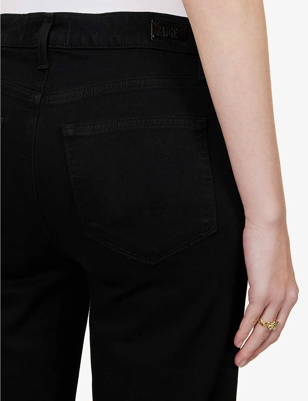 Paige Leenah Ankle Straight-leg Mid-rise Stretch-denim Jeans - Image 6