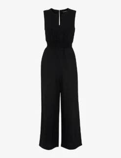 Whistles Melanie V-neck Linen Jumpsuit