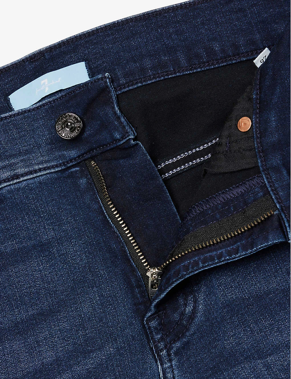 7 For All Mankind Roxanne Slim-fit Mid-rise Stretch-denim Jeans - Image 7