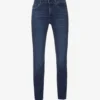 7 For All Mankind Roxanne Slim-fit Mid-rise Stretch-denim Jeans