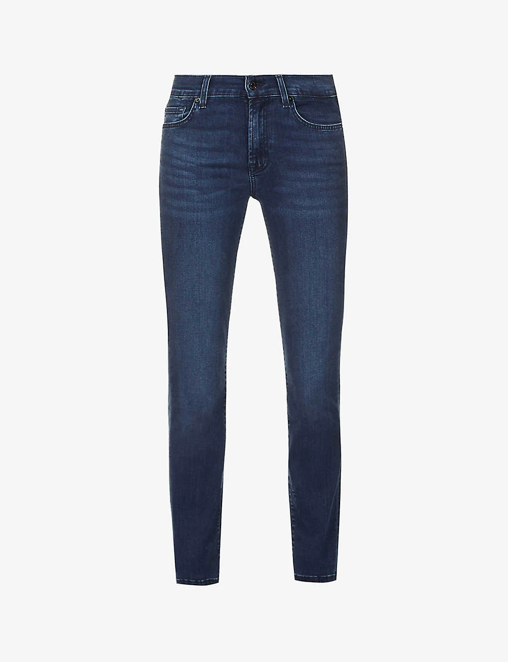 7 For All Mankind Roxanne Slim-fit Mid-rise Stretch-denim Jeans