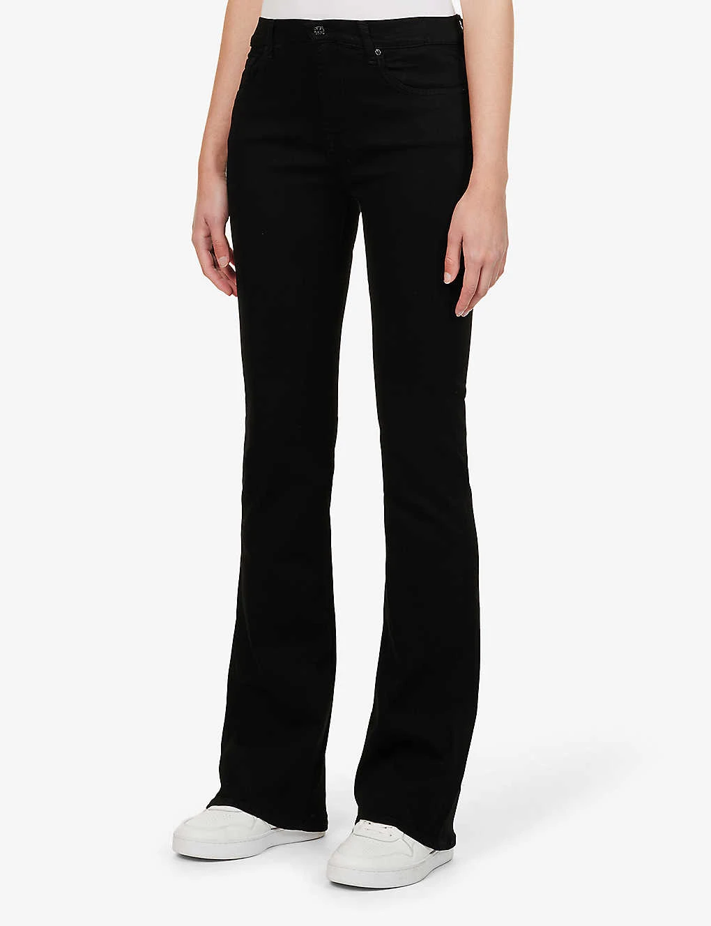 7 For All Mankind Blair Bootcut-leg Mid-rise Stretch-denim Jeans - Image 3