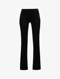 7 For All Mankind Blair Bootcut-leg Mid-rise Stretch-denim Jeans