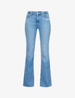 Paige Laurel Canyon Bootcut High-rise Stretch-denim Jeans
