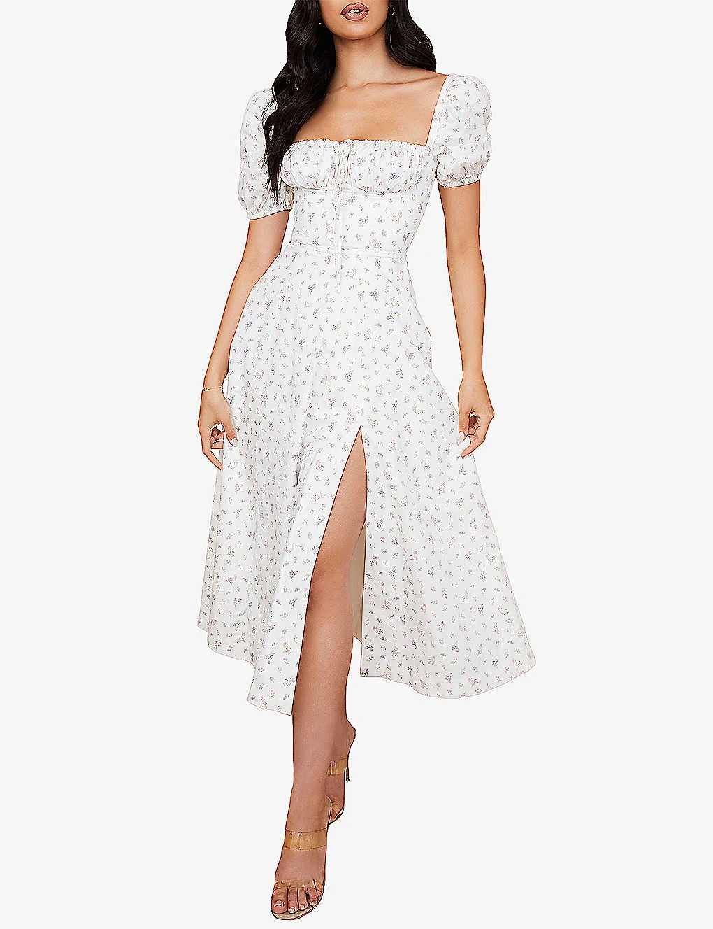 Tallulah Floral-print Cotton-blend Midi Dress - Image 2