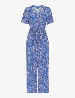 Whistles Jemma Animal-print Woven Jumpsuit