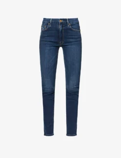 MOTHER The Looker Skinny Mid-rise Stretch-denim Jeans