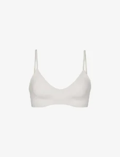 Smoothing V-neck Stretch-woven Bralette