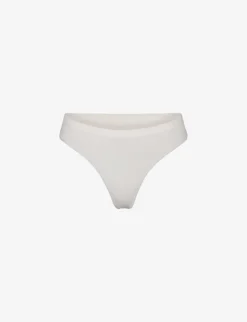 Smoothing Mid-rise Stretch-woven Thong