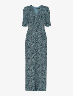 Whistles Leopard-print Woven Jumpsuit