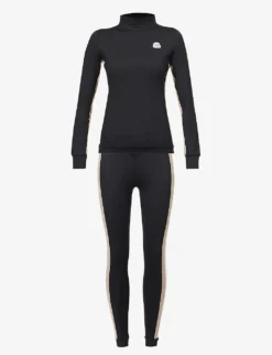 Racer Stripe Stretch-woven Base Layer Set