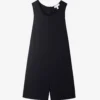 Button-fastened Relaxed-fit Cotton-blend Playsuit