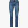Levis 724 Straight-leg High-rise Stretch-denim Jeans