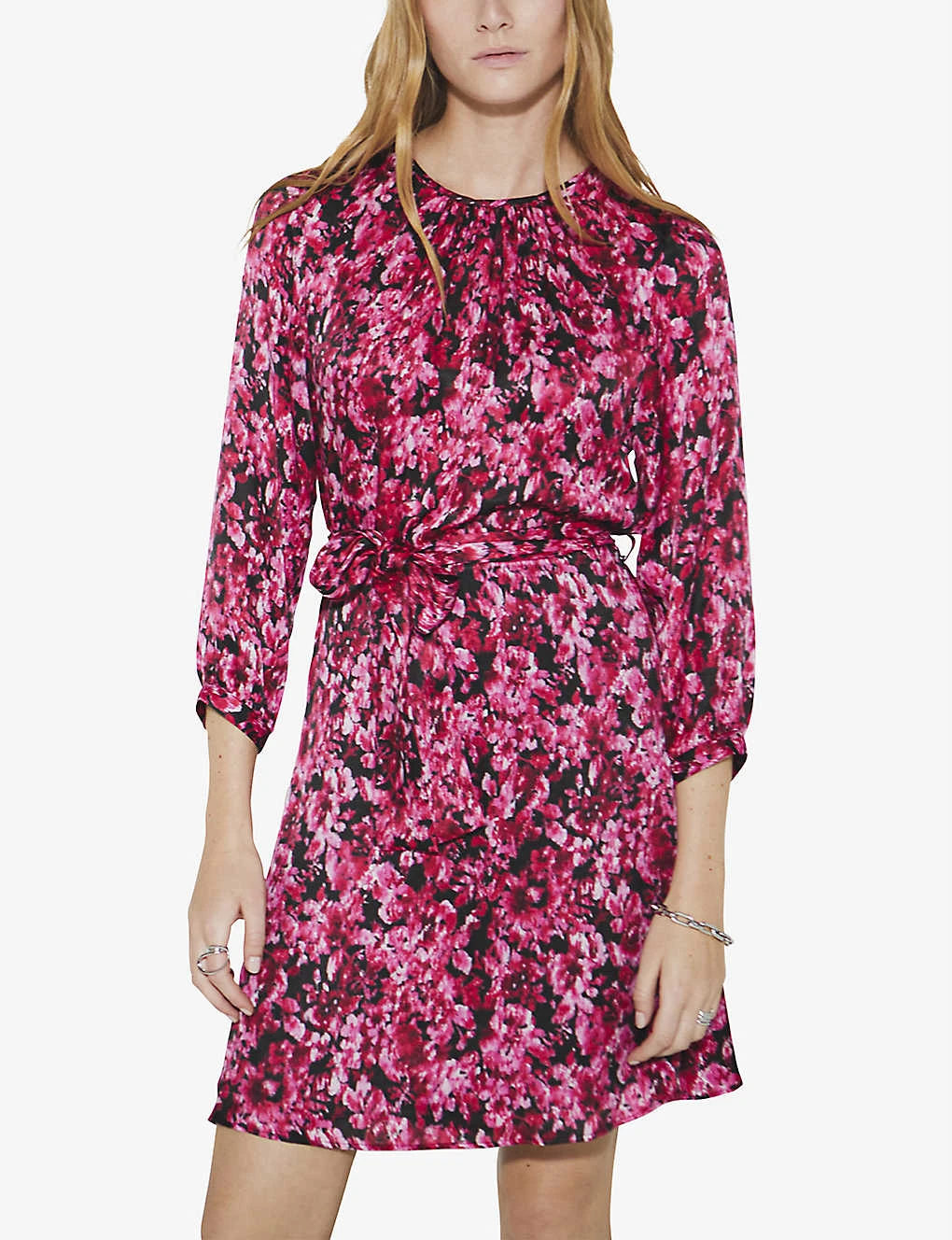 Ikks Floral-print Woven Mini Dress - Image 3